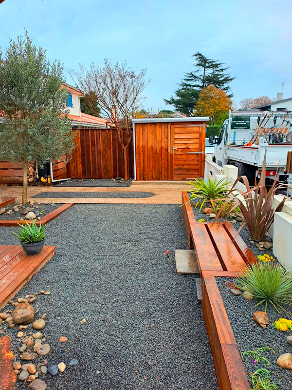 Aménagement d'un jardinet à Eysines